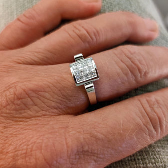 witgouden ring diamant