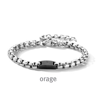 Herenarmband staal Orage AS180