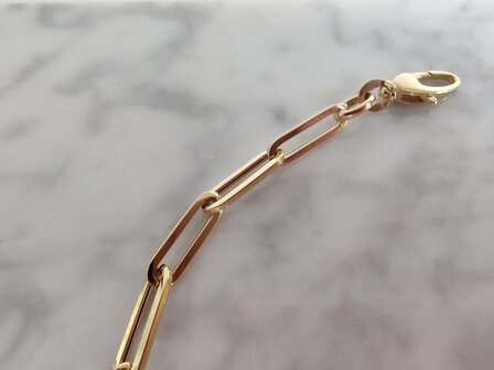 armband paperclip 18kt