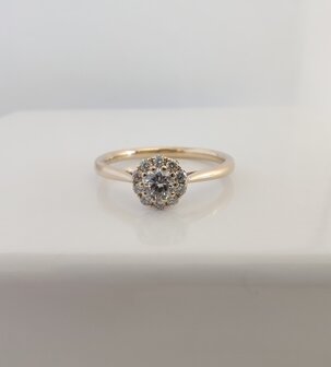 18kt ring diamant