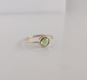 Gouden ring met Peridot