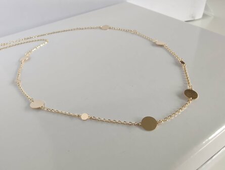 Gouden ketting 18 kt Engravable