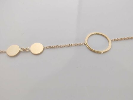 Armband 18 kt geel goud