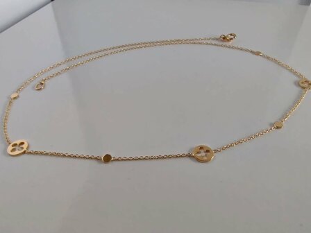 Gouden ketting 18 kt