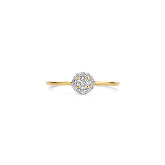 Entourage ring diamant