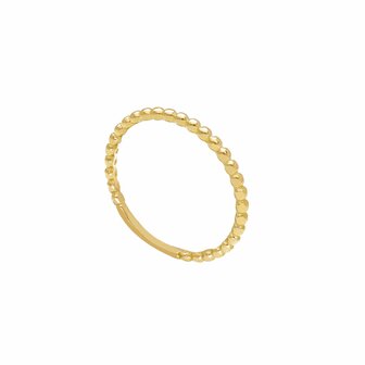 Ring bolletjes 18 karaat