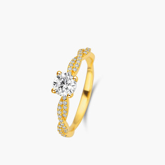 ring diamant Twist 18 kt