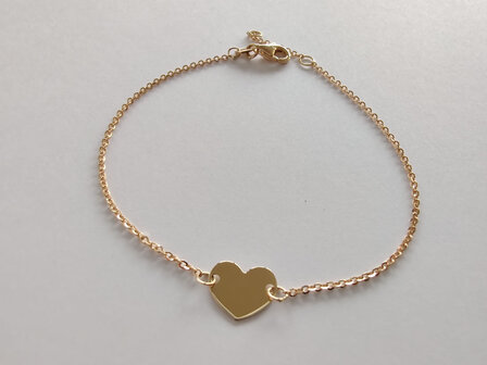 armband goud 18kt Hart