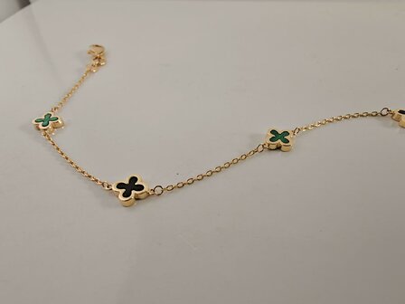 Armband malchiet en onyx 18 kt
