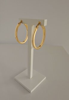 gouden creolen 18 kt