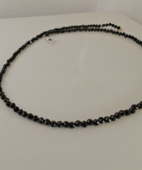 Ketting Spinel 3 mm Zwart