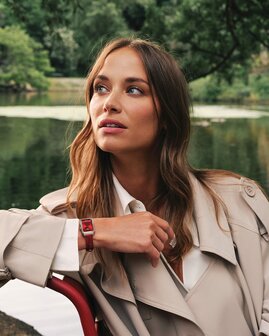 Tissot Dameshorloge rood SRV