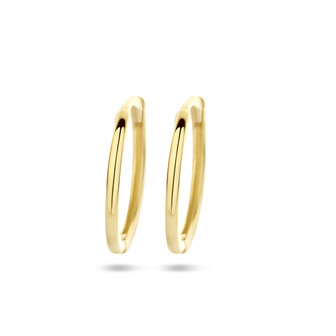 Klapcreolen 14 kt goud