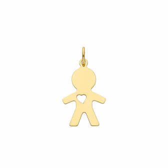 Hanger jongen 18 kt