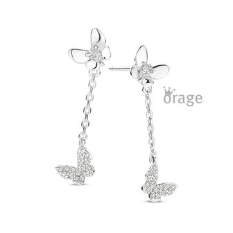 Orage kids zilver vlinder armband Orage teenZ &amp; Kids - Oorslingers K3004