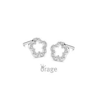kinderoorringen zilver orage K3170