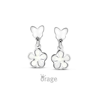 oorbellen kids orage bloem parelmoer