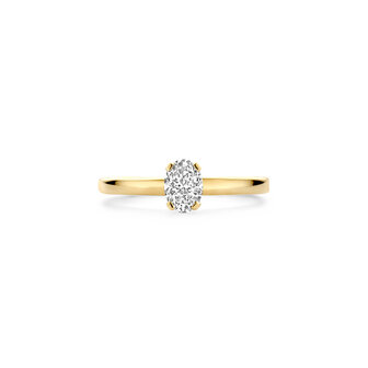 verlovingsring oval cut diamond