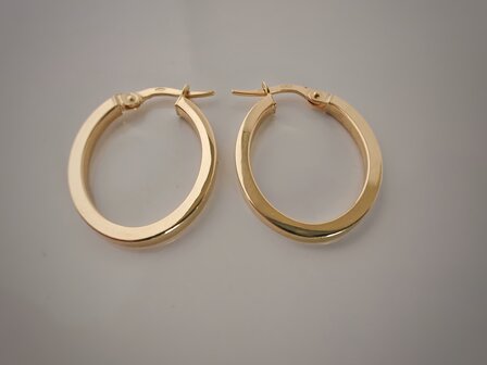 gouden creolen 18 kt Vanhoutteghem