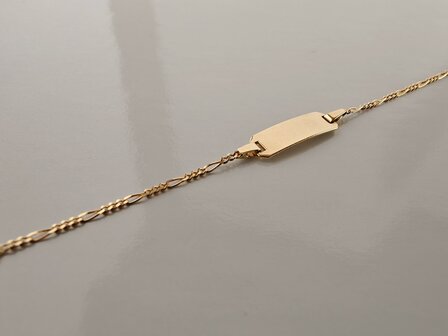 IDE016S Naamplaten kinderen 18 kt