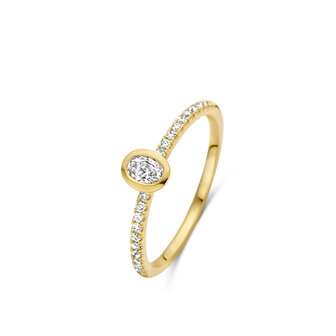 Verlovignsring 18 kt diamant