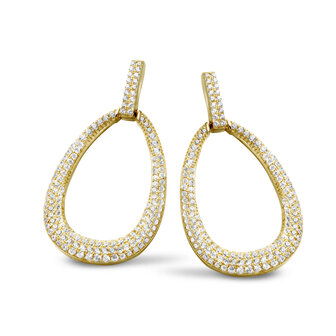 Silver Rose juwelen oorringen EA2010G