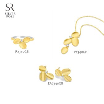 Silver Rose juwelen EA2340GB