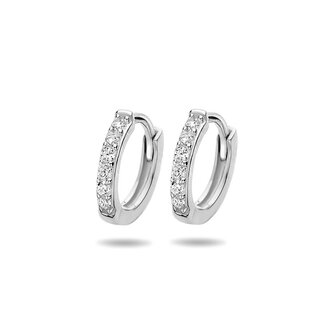 creolen klein zilver zirconia