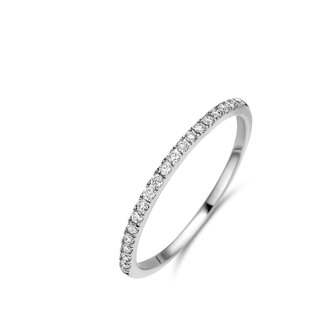trouwring witgoud diamant 18 kt