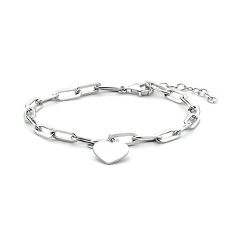 zilveren armband hart