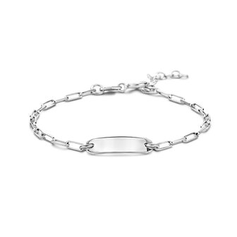 Armband zilver naamplaat