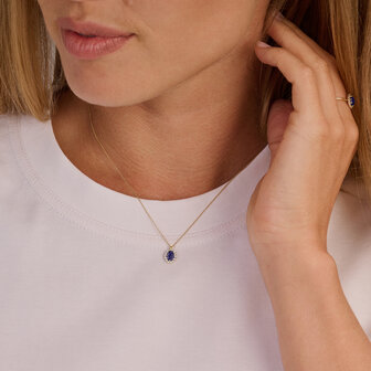 Blush lab saffier ketting LG3021Y