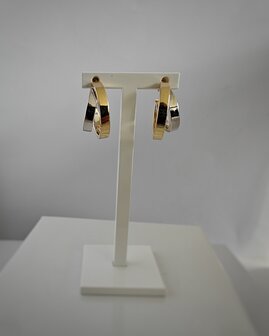 Gouden oorringen 18 KT Kortrijk