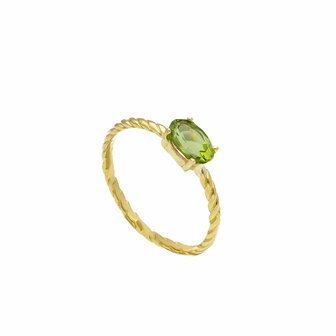 ring 18kt Peridot