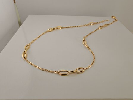 Gouden ketting 18 kt vanhoutteghem Zwevegem
