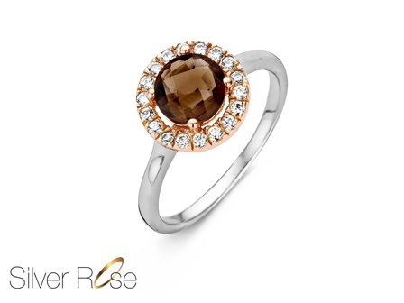 Ring Silver Rose R6243