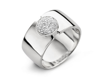 Silver Rose ring R6340W