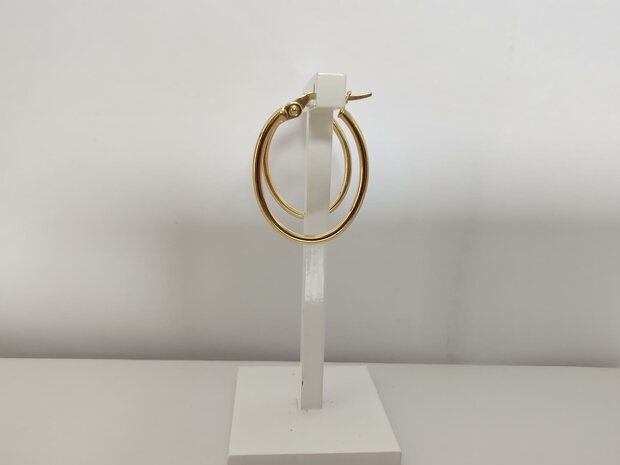 golden hoops 18 ct