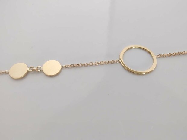 Armband 18 kt geel goud