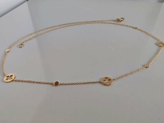 Gouden ketting 18 kt