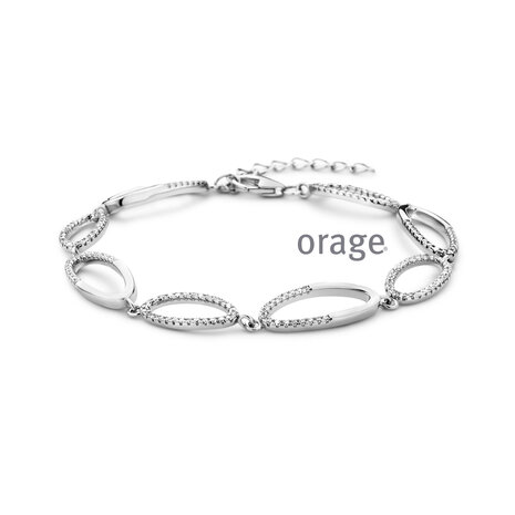 Aw162 armband Orage zilver