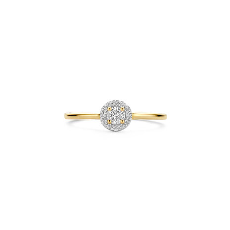 Entourage ring diamant