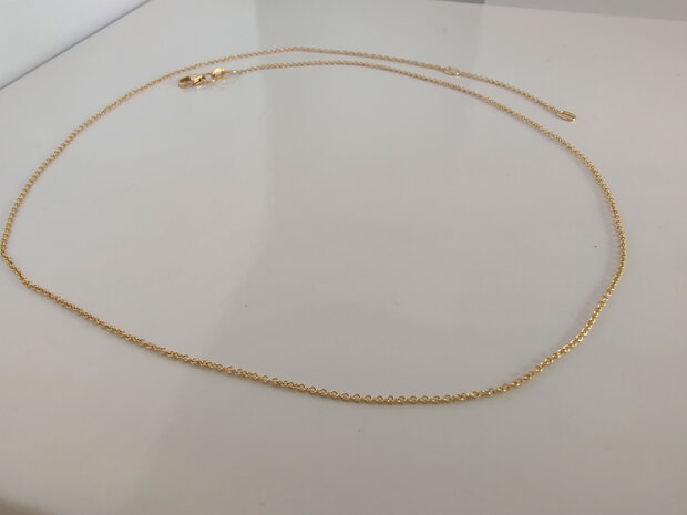 Ketting fijn goud 18kt