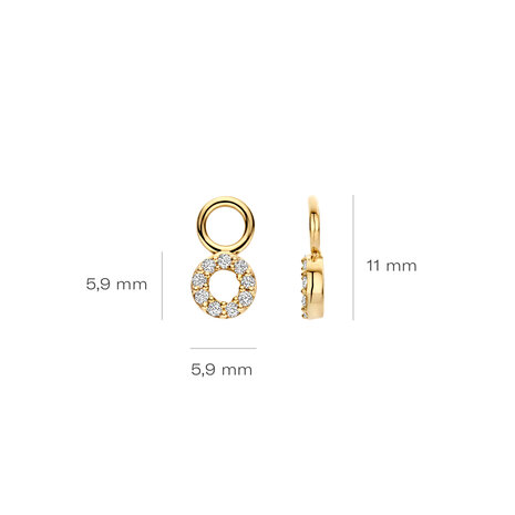 Blush lab diamond earcharm LG9003Y/S
