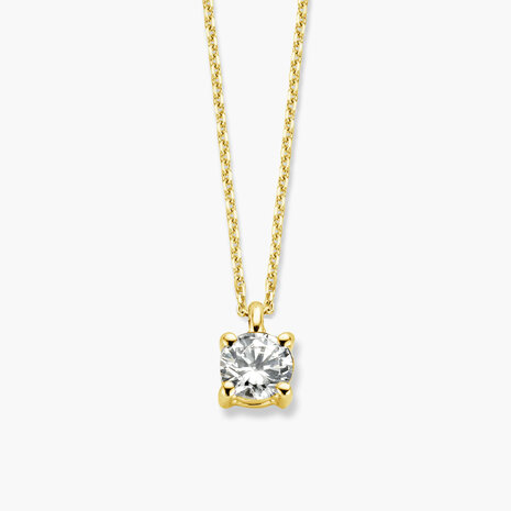 Ketting 18 kt met diamant 0.70 ct