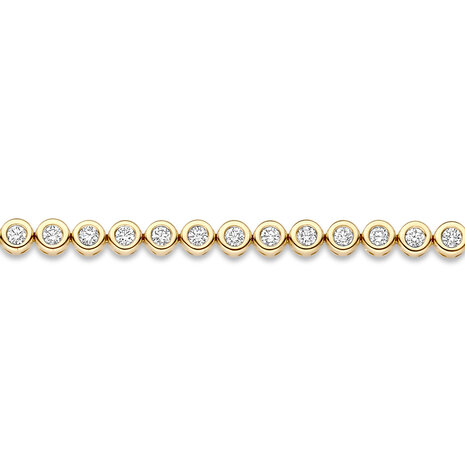 Tennisarmband goud en diamanten