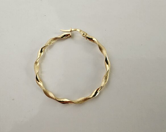 creolen 18 kt Twist