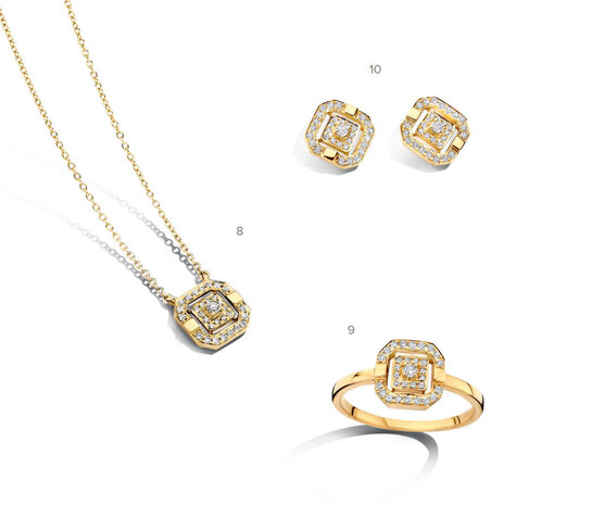 juwelen goud 18 kt en diamant