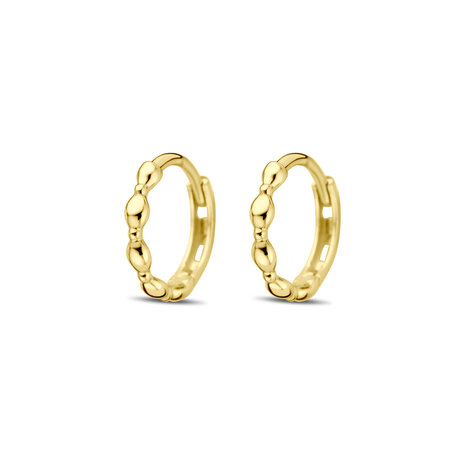 Creolen 10 mm 14 kt goud