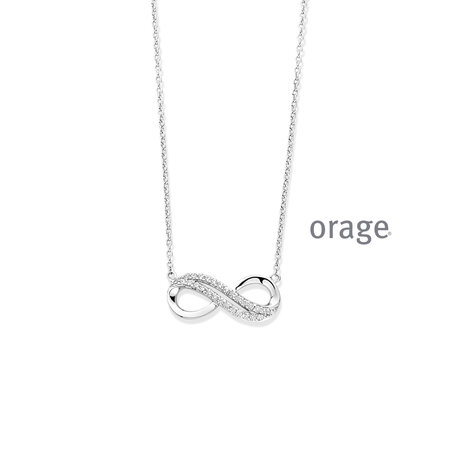 Ketting Zilver Orage Infinity